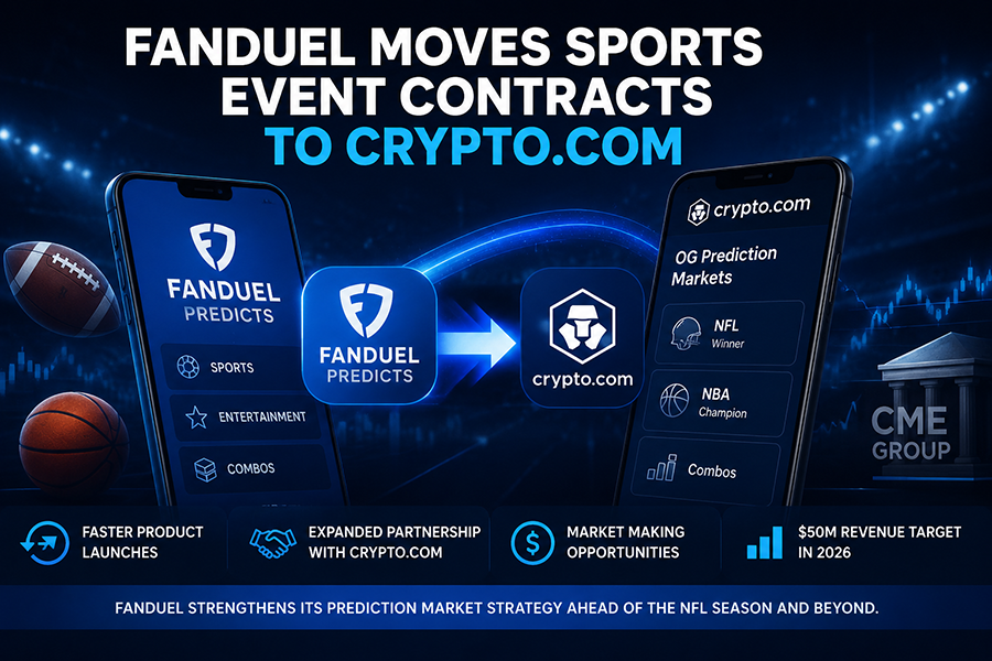 FanDuel Moves Sports Prediction Contracts to Crypto.com